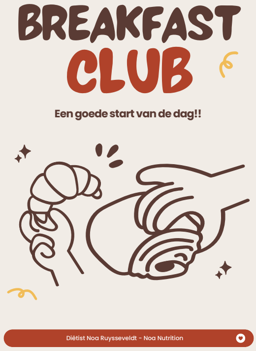 Gratis receptenboekje De Breakfast Club van Noa Nutrition